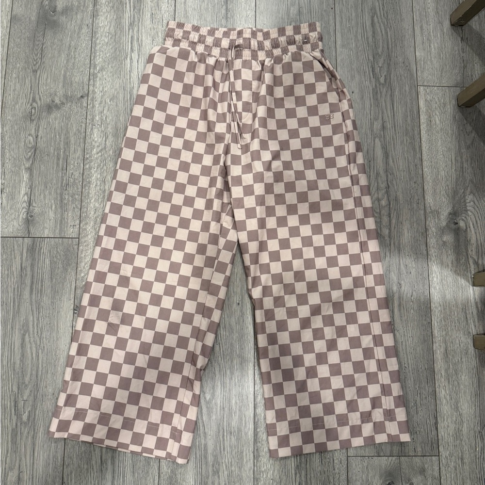 Albion checkered active pants size medium